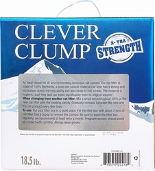 Scoochie Pet Clever Clump X-Tra Strength Unscented Natural Bentonite Cat Litter, 18.5-lb box slide 2 of 6