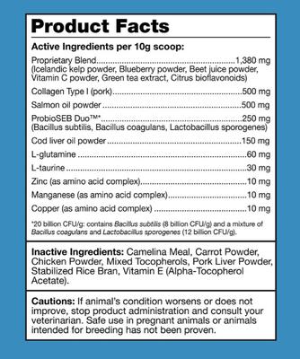 Show full view: K9 POWER Show Stopper Healthy Coat & Skin Dog Supplement, 8-oz bag slide 5 of 7