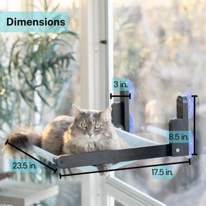 Luli & Cat Cat Window Perch, White