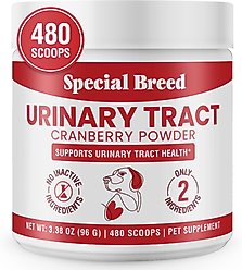 Special Breed Cranberry Flavored Powder Urinary Tract Health Supplement for Dogs, 3.38-oz jar, 480 scoops