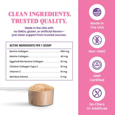 Show full view: Special Breed Premium 5X Collagen Types I, II, III, V & X Powder Skin, Joint & Gut Support Supplement for Dogs, 4.28-oz jar slide 3 of 7