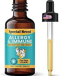Special Breed Liquid Allergy Relief & Immune Support Supplement for Dogs & Cats, 2-fl oz bottle