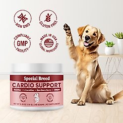 Special Breed Cardio Support Powder Heart Supplement for Dogs, 6.28-oz jar slide 2 of 7