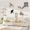 Show in main carousel: KAMABOKO 6 Pieces Hammock Wall-Mounted Shelves Climber Set Cat Tree with Bed, Grey slide 7 of 8