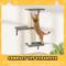 Show in main carousel: KAMABOKO 6 Pieces Hammock Wall-Mounted Shelves Climber Set Cat Tree with Bed, Grey slide 5 of 8