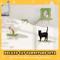Show in main carousel: KAMABOKO 6 Pieces Hammock Wall-Mounted Shelves Climber Set Cat Tree with Bed, Green slide 3 of 7