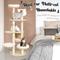 Show in main carousel: KAMABOKO 64-in Tall Wooden Cat Tree with Cat Condo, Hammock & Top Perch slide 4 of 6