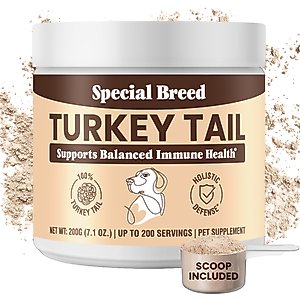 Special Breed Turkey Tail Mushroom Flavored Powder Canine Immune Support Supplement for Dogs & Cats, 7.1-oz jar