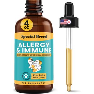 Special Breed Liquid Allergy Relief & Immune Support Supplement for Dogs & Cats, 4-fl oz bottle
