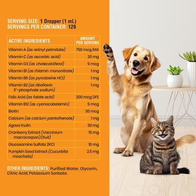 Show full view: Special Breed 10-in-1 Liquid Multivitamin Supplement for Dogs & Cats, 4-fl oz bottle slide 5 of 7