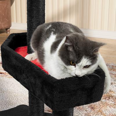 Show full view: KAMABOKO Gothic 34.2-in Cat Tree with Coffin Bed, Black slide 6 of 6