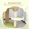 Show in main carousel: KAMABOKO 63-in Cute Cat Tree with Teddy Fleece, Green slide 6 of 7