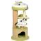 Show in main carousel: KAMABOKO 42.5-in Cute Cat Tree with Teddy Fleece, Green slide 1 of 6