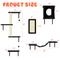 Show in main carousel: KAMABOKO 5 Pieces Cat Shelves Set Cat Tree, Black slide 2 of 7