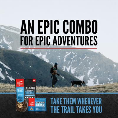 Show full view: ORIJEN Original Epic Bites Freeze-Dried Dry Food, 6-oz bag + Original Grain-Free Freeze-Dried Dog Treats, 1.5-oz bag slide 4 of 9