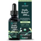 Pet Releaf Daily Releaf 200-mg Organic Full Spectrum Hemp Extract Oil Supplement for Medium Dogs, 1-fl oz bottle
