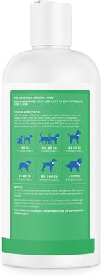 Show full view: Nutricost Pets Alaskan Salmon Oil Liquid Skin & Coat Supplement for Dogs, 32-fl oz bottle slide 3 of 5