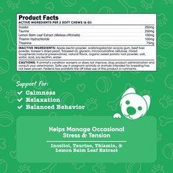 Nutricost Pets Calming Support Beef Flavor Chew Supplement for Dogs, 60 count slide 2 of 4