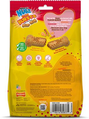 Show full view: Nylabone Nubz Adult Bacon & Cheese Flavor Bursts Dog Chew Treats, Small, 8 count slide 8 of 11