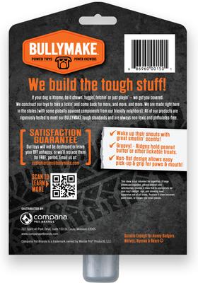 Show full view: BULLYMAKE Nylon Hammer Hard Chew Dog Toy, Silver slide 3 of 10