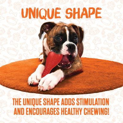 Show full view: BULLYMAKE Keg Dog Toy, Orange slide 6 of 11