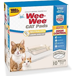 Wee-Wee Four Paws Cat Pee Pads 28 x 30-in, 10 count