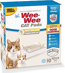 Wee-Wee Fresh Scent Odor Control Cat Pads, 28 x 30-in, 10 count