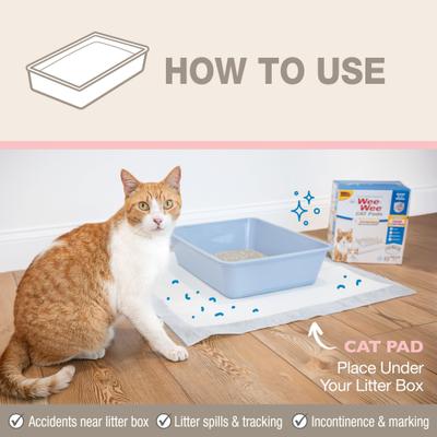 Show full view: Wee-Wee Four Paws Cat Pee Pads 28 x 30-in, 10 count slide 4 of 9