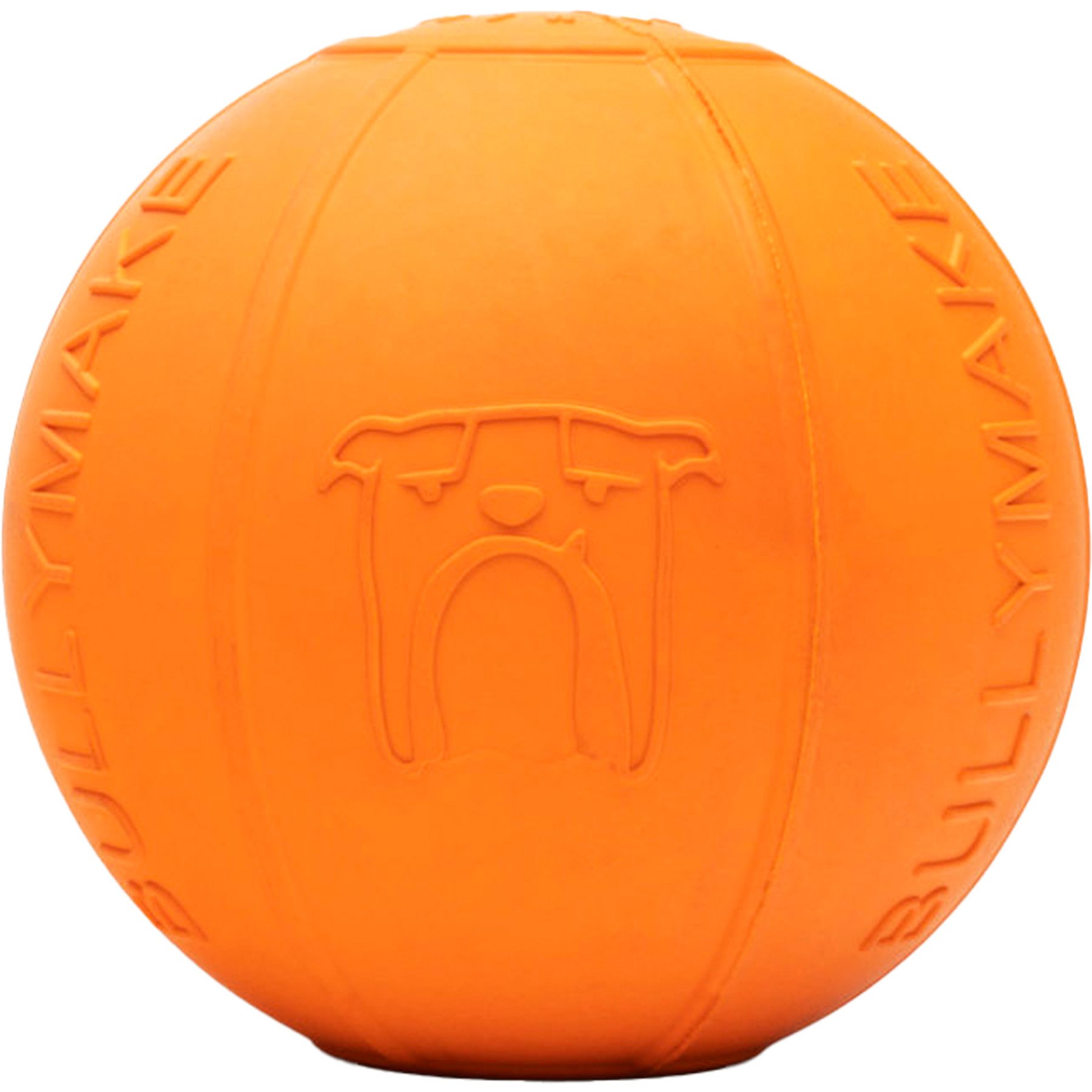 BULLYMAKE Beach Ball Dog Toy, Orange