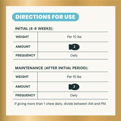 Show full view: VetriScience GlycoFlex 3 Extra Strength Healthy Hip & Joint Chicken Flavored Chews with Glucosamine & Green-Lipped Mussel Supplement for Cats, 60 count slide 8 of 11
