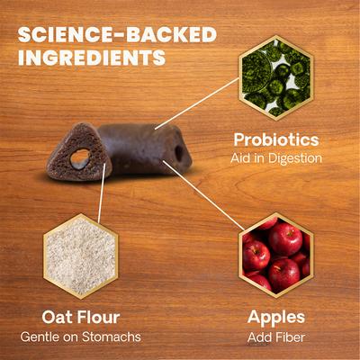 Show full view: VetriScience Pinchers Pill Hiders Chicken Flavored Chews with Probiotics Non-Greasy Pill Wrap for Dogs, 45 count slide 4 of 10