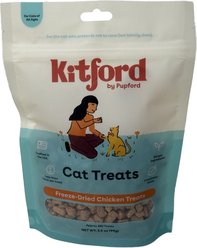 Kitford by Pupford Chicken Freeze-Dried Cat Treats, 3.5-oz bag