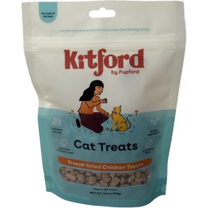Kitford by Pupford Chicken Freeze-Dried Cat Treats, 3.5-oz bag