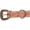 Show in main carousel: Wrangler Faux Leather with Stitching Dog Collar, Light Brown, Large: 18 to 24-in neck, 1-in wide slide 3 of 9