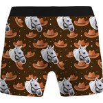 ISlide Personalized Cowboy Hat Pet Boxer Briefs