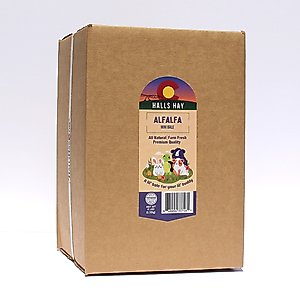 Hall's Hay Alfalfa Mini-Bale Small Pet Food, 6-lb box