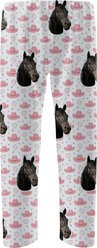 ISlide Personalized Cowgirl Pet Pajama Bottoms, Great White, Medium