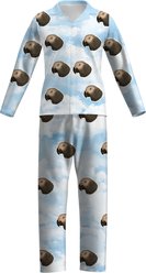 ISlide Personalized Sky Pattern Pet Pajamas, Carolina, Small