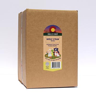 Show full view: Hall's Hay Wheat Straw Mini-Bale Small Pet Bedding, 4-lb box slide 2 of 8