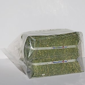 Hall's Hay Alfalfa Mini-Bale Small Pet Food, 6-lb box