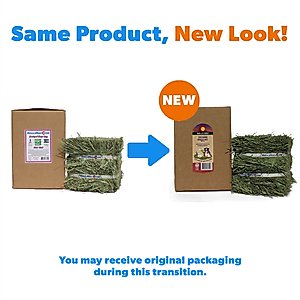 Hall's Hay Orchard Grass Hay Mini-Bale Small Pet Food, 5-lb box