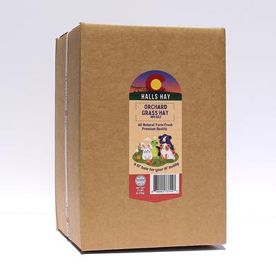Show full view: Hall's Hay Orchard Grass Hay Mini-Bale Small Pet Food, 5-lb box slide 2 of 9
