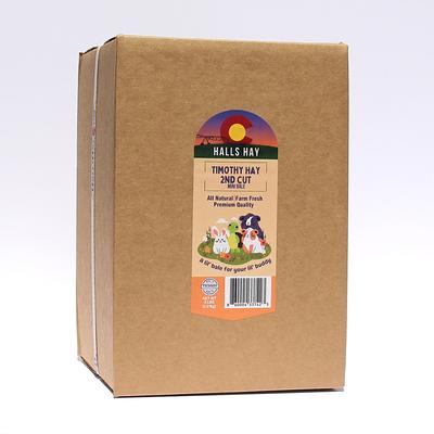 Show full view: Hall's Hay Timothy Hay 2nd Cut Mini-Bale Small Pet Food, 5-lb box slide 2 of 9