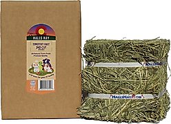 Hall's Hay Timothy Hay 2nd Cut Mini-Bale Small Pet Food, 5-lb box