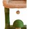 Show in main carousel: NonoPets Indoor Exercise Climbing Activity Trees Synthetic Fabric Cat House, Green slide 6 of 6
