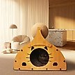 Show in main carousel: NonoPets Indoor Multi-Functional 18.5-in Polyester Cat Scratcher & Condo, Wood slide 1 of 5