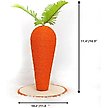 Show in main carousel: NonoPets Indoor Cute Carrot Nature Sisal Polyester Kitten & Cat Scratching Post, Orange, 17-in slide 3 of 5