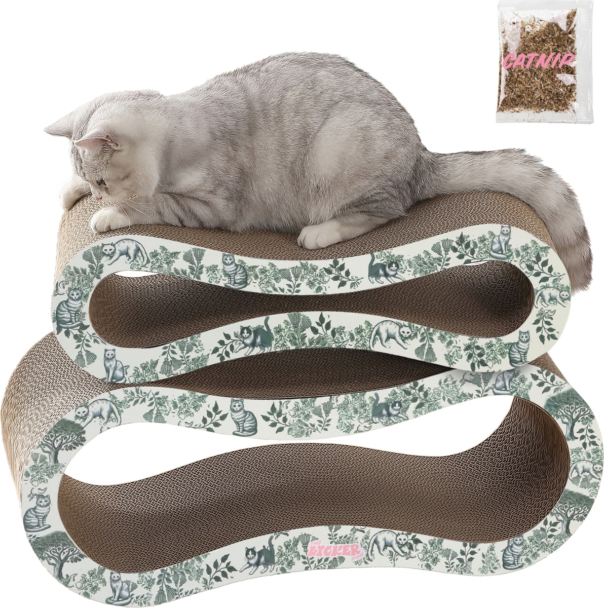 THE LICKER STORE Suvi 26-in Modern Cardboard Infinity 2-in-1