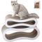 Show in main carousel: THE LICKER STORE Suvi 26-in Modern Cardboard Infinity 2-in-1 Lounge Cat Scratcher with Catnip, Cloud slide 1 of 8