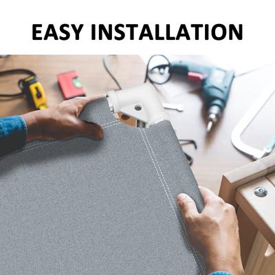 Show full view: Caghash Raised Elevated Stainless Steel Frame Outdoor & Indoor Dog Bed, Blue/White/Grey, Small: 20 x 20 x 5-in slide 5 of 9